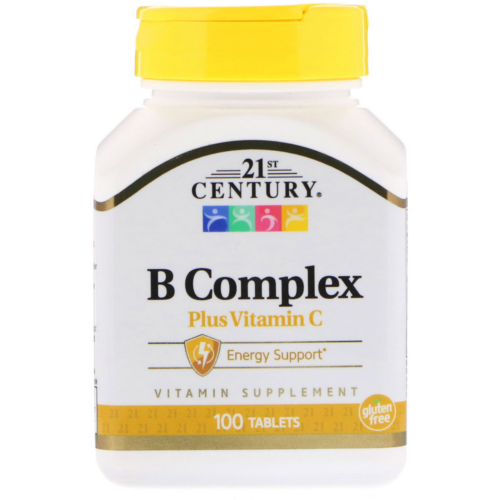21st Century, Complexo B além de Vitamina C, 100 Comprimidos