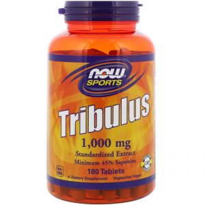 Now Foods, Esportes, Tribulus, 1.000 mg, 180 Comprimidos