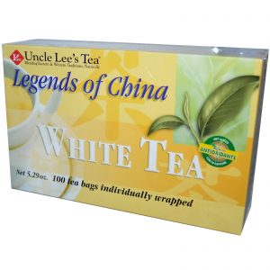 Uncle Lee's Tea, Lendas da China, chá branco, 100 sacos de chá, 5.29 oz (150 g)