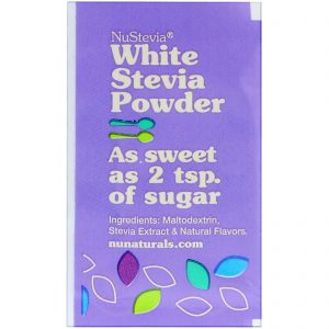 NuNaturals, NuStevia, Estévia Branca em Pó, 1000 Pacotes, 1000 g (2,23 lb)