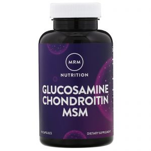 MRM, Glucosamina Condroitina MSM, 90 Cápsulas
