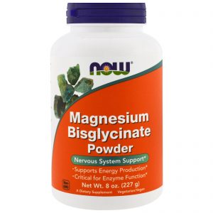 Now Foods, Bisglicinato de Magnésio em Pó, 227 g (8 oz)