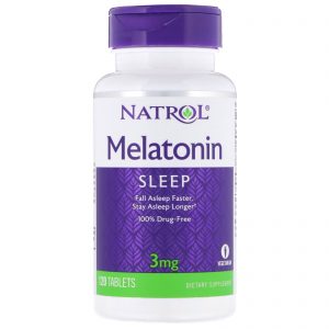 Natrol, Melatonina, 3 mg, 120 Comprimidos