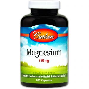 Carlson Labs, Magnésio, 350 mg, 180 cápsulas