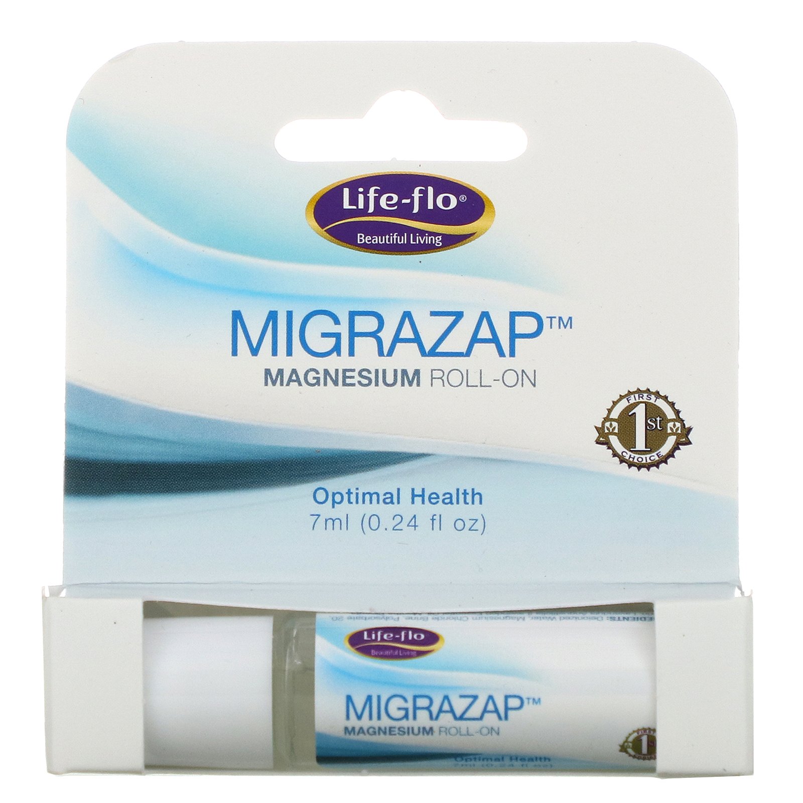 Life-flo, Roll-on de Magnésio Migrazap, 7ml - Imagem 2
