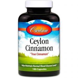 Carlson Labs, Canela-do-Ceilão, 180 Cápsulas