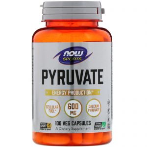 Now Foods, Piruvato , 600 mg , 100 cápsulas