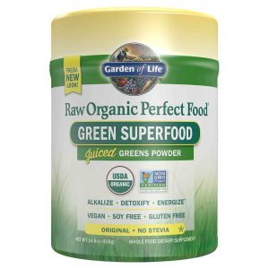 Garden of Life, Perfect Food® Suco Verde em Pó, Original - 414 g (14.6 oz) 60 Porções