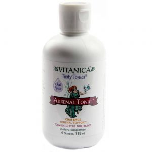 Vitanica, Adrenal Tonic™ - Especiaria Chai - 4 fl oz (118mL)