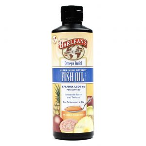 Barlean's, Omega Swirl Óleo de Peixe de Potência Ultra Alta - 16 oz (454g)