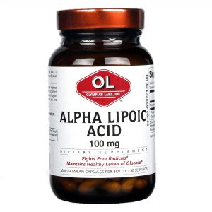 Olympian Labs, Ácido Alfa Lipóico 100 mg - 60 Cápsulas Vegetarianas