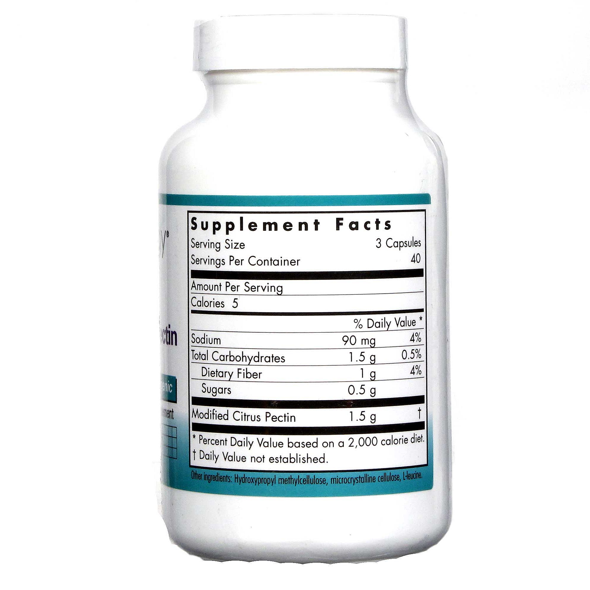 Nutricology, Pectina Cítrica Modificada - 120 Cápsulas - Imagem 2