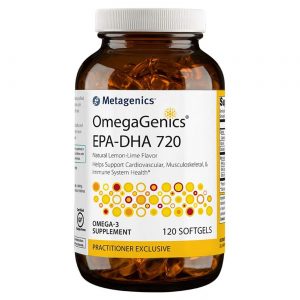 Metagenics OmegaGenics EPA-DHA 720 - Lemon Lime - 120 Cápsulas em Gel