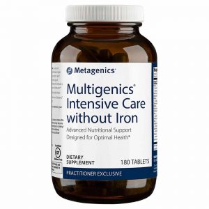 Metagenics, Multigenics Intensive Care Sem Ferro - 180 Comprimidos