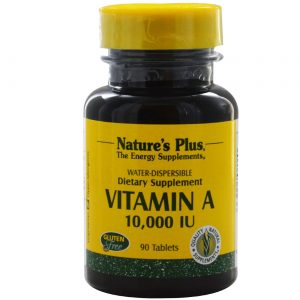 Nature's Plus, Vitamina A 10.000 IU - 90 Tabletes