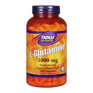 Now Foods, L-Glutamina 1000 mg - 240 Cápsulas