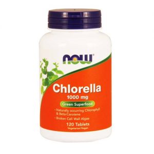 Now Foods, Chlorella 1000 mg - 120 Tabletes