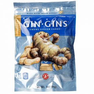 Ginger People Gengibre Mastiga (24 unidades) de amendoim 24-3 sacos oz