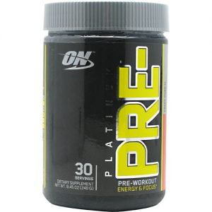 Optimum Nutrition Platinum Pré-Treino, Fruit Punch - 8.45 oz