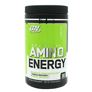 Optimum Nutrition Essential AmiNO Energia, Maçã verde - 9.5 oz