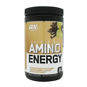 Optimum Nutrition Essential AmiNO Energia, Iced Cafe Vanilla - 9.5 oz