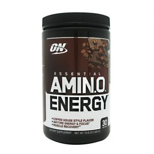 Optimum Nutrition Essential AmiNO Energia, Cappuccino de Mocha gelado - 10.6 oz
