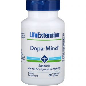 Life Extension, Dopa-Mind, 60 Comprimidos de Origem Vegetal