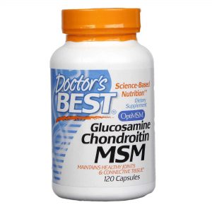Doctor's Best Glucosamina / condroitina / MSM 120 Cápsulas
