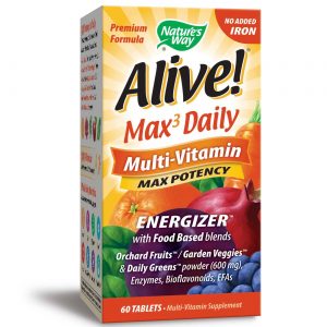 Nature's Way, Alive!® Multivitamínico sem Ferro - 60 Comprimidos