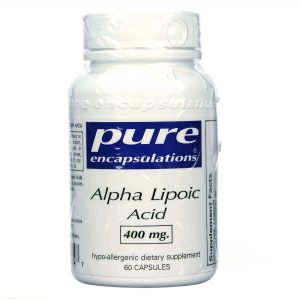 Pure EnCápsulasulations Ácido alfa-lipóico 400 mg 60 Cápsulas Vegetarianas