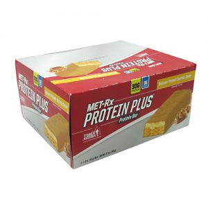 MET-Rx Proteína mais Barras, Crisp Cremoso de manteiga de amendoim - 9 Barras