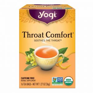 Yogi Tea Organic Teas, Chá Conforto da Garganta - 16 Saquinhos de Chá