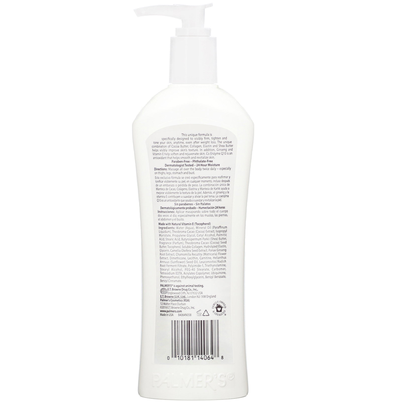 Palmer's, Fórmula de Manteiga de Cacau, Manteiga Firmadora, 10.6 fl oz (315 ml) - Imagem 2