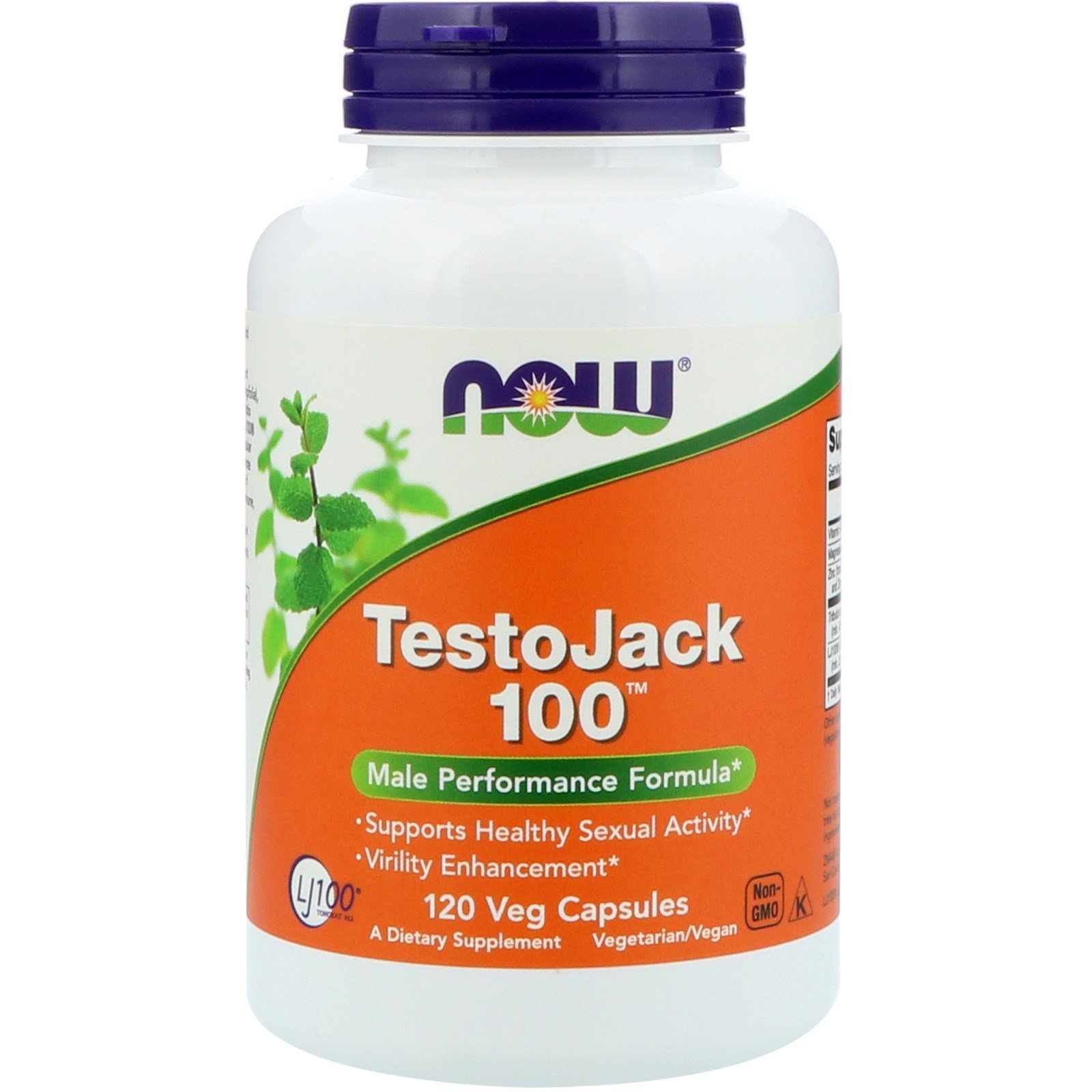 Now Foods, TestoJack 100, 120 Cápsulas Vegetais