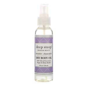 Deep Steep, Óleo para Corpo Seco, Lavanda - Camomila, 118 ml