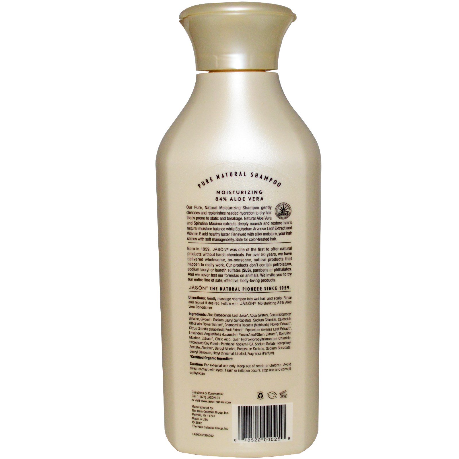 Jason Natural, Xampu Puro e Natural, Babosa, 16 fl oz (473 ml) - Imagem 2