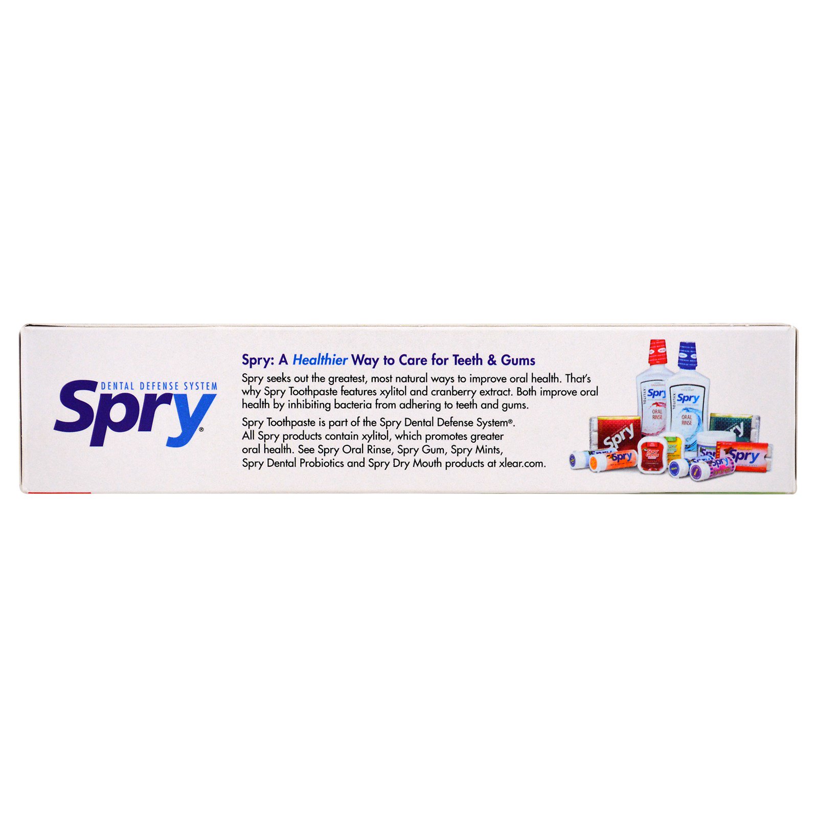 Xlear, Creme Dental Spry, Anticáries com Flúor, Menta, 5 oz (141 g) - Imagem 3
