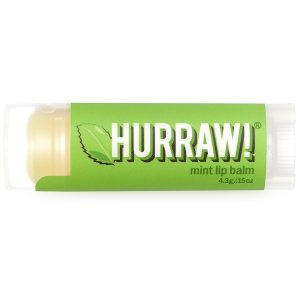 Hurraw! Balm, Bálsamo Labial, Menta, 0,15 oz (4,3 g)