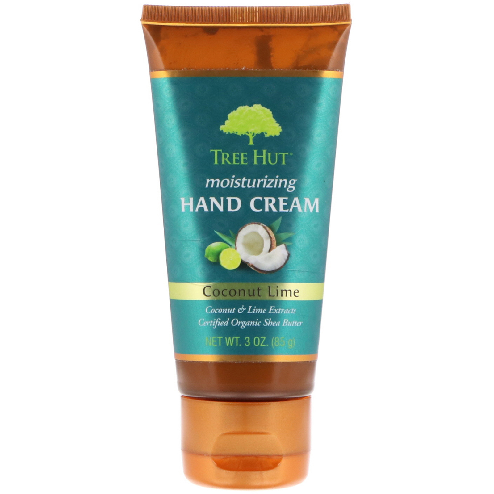 Tree Hut, Creme Hidratante para as Mãos, Coco e Limão, 85 g (3 oz)