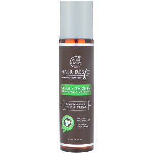 Petal Fresh, Hair ResQ, Tratamento Espessante, Penteie + Espesse, Spray de Cabelo de Forte Fixação, 8 onças (240 ml)