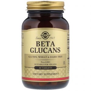 Solgar, Beta-glutanos, 60 Comprimidos