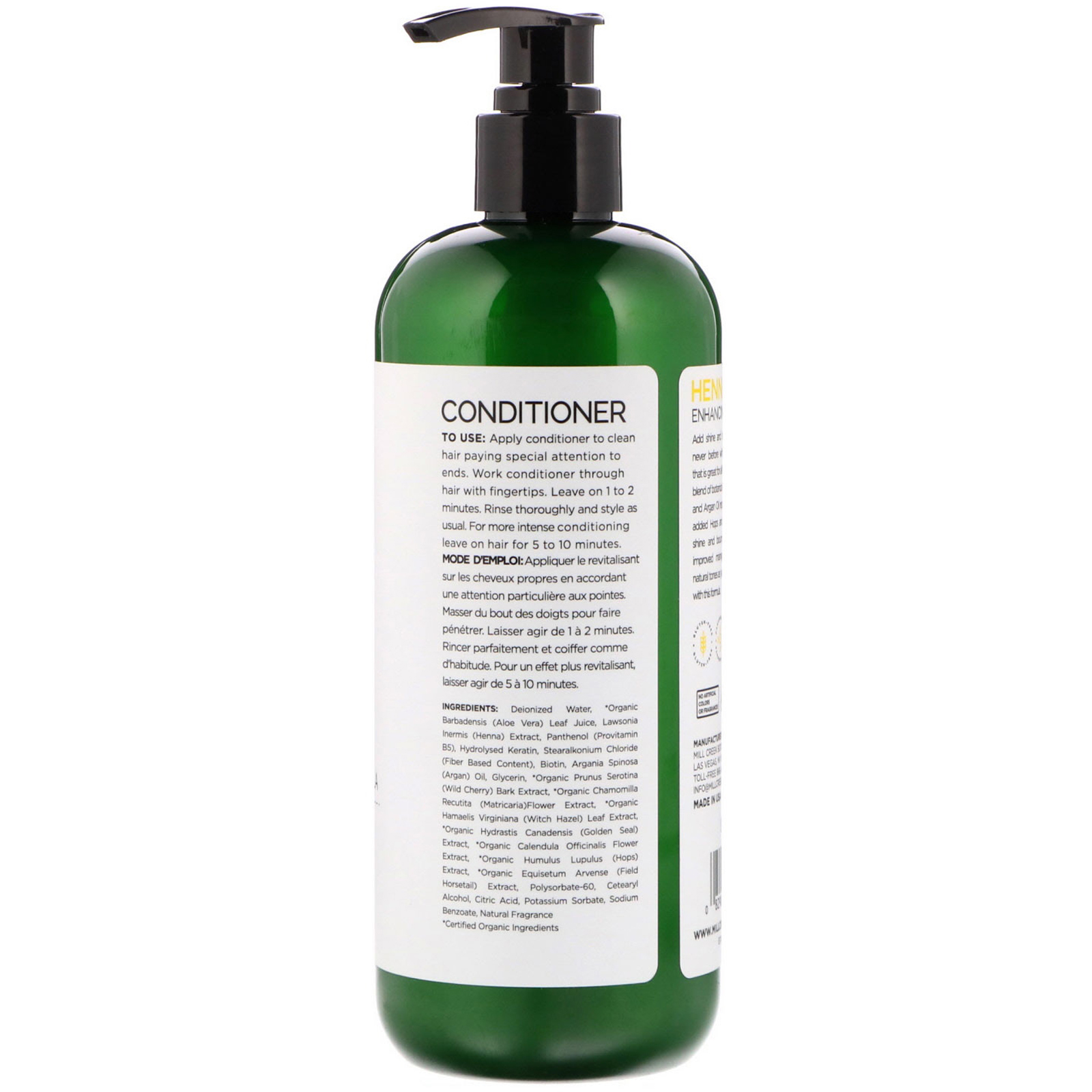 Mill Creek Botanicals, Henna Conditioner, Enhancing Formula, 14 fl oz (414 ml) - Imagem 2