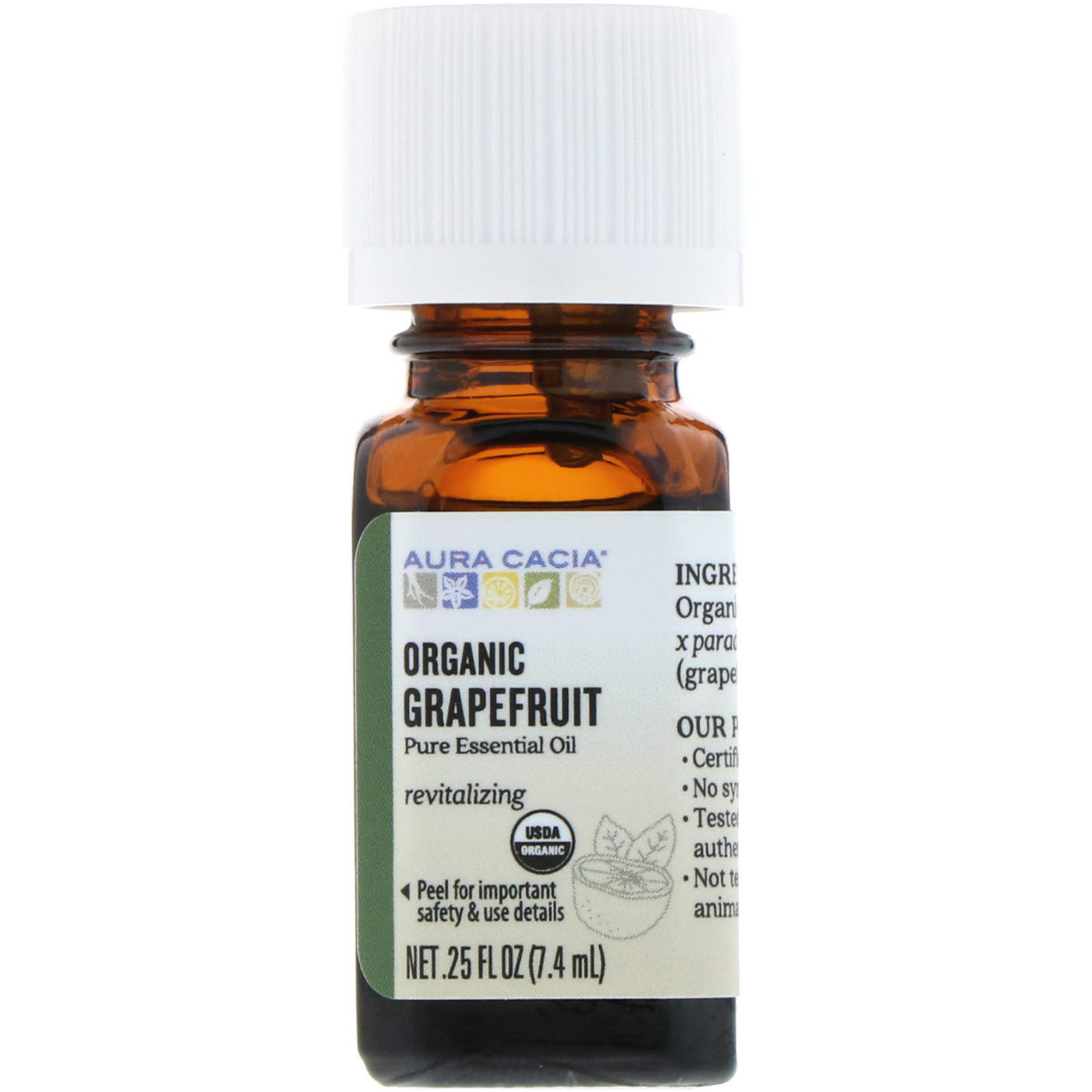Aura Cacia, Toranja Orgânica, 0.25 fl oz (7,4 ml)