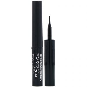 Maybelline, Line Stiletto, Delineador líquido de máxima precisão, Blackest Black, 1,5 ml
