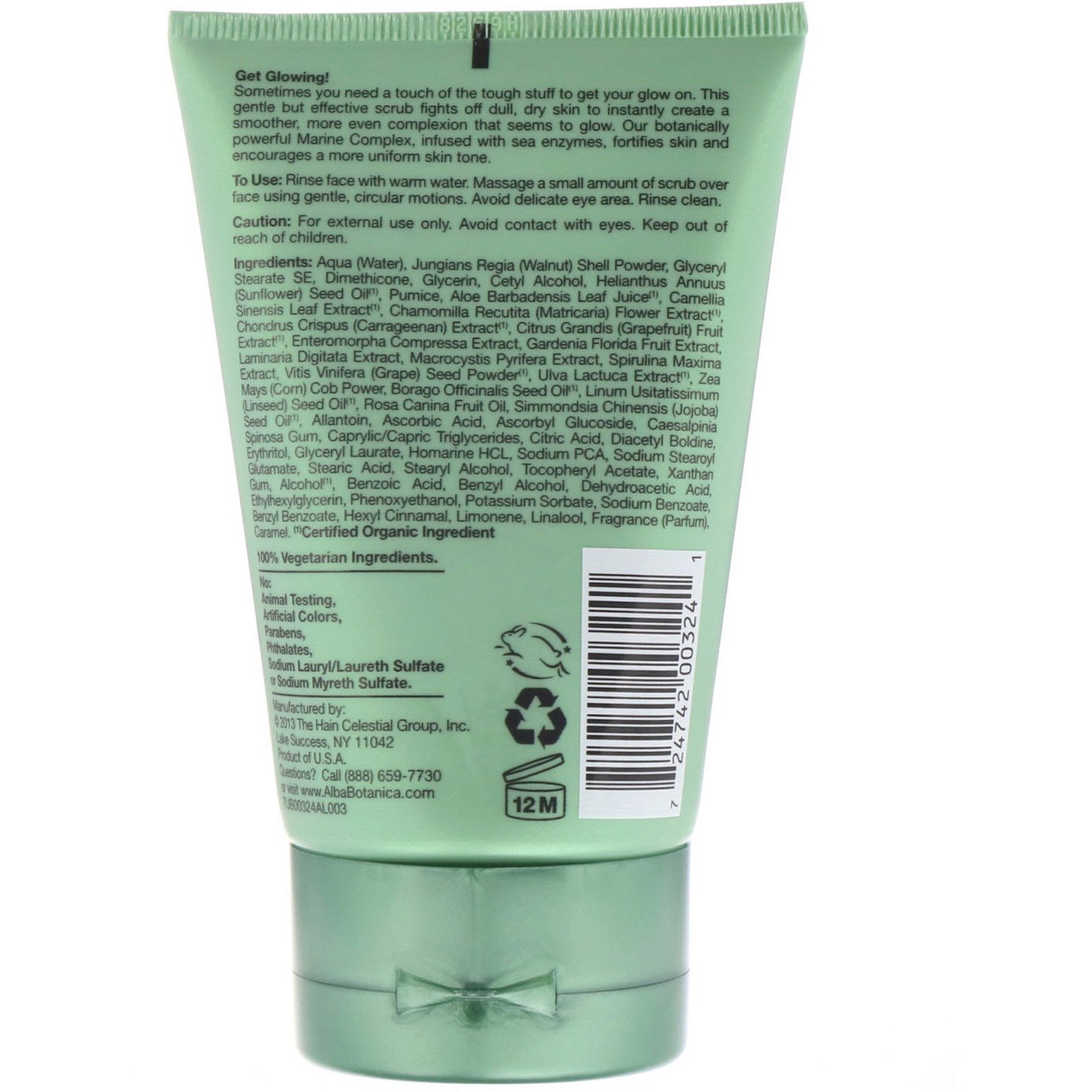 Alba Botanica, Even Advanced, Enzyme Scrub, Sea Algae, 4 oz (113 g) - Imagem 2