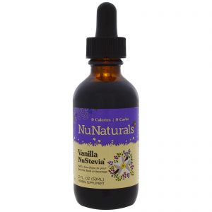 NuNaturals, NuStevia Baunilha, 59 ml