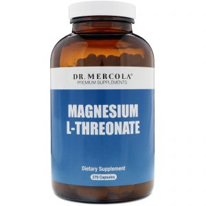 Dr. Mercola, L-Treonato de Magnésio, 270 Cápsulas