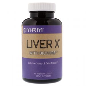 MRM, Liver X com BioSorb, 60 cápsulas vegetarianas