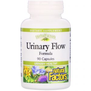 Natural Factors, Fórmula Fluxo Urinário, 90 cápsulas