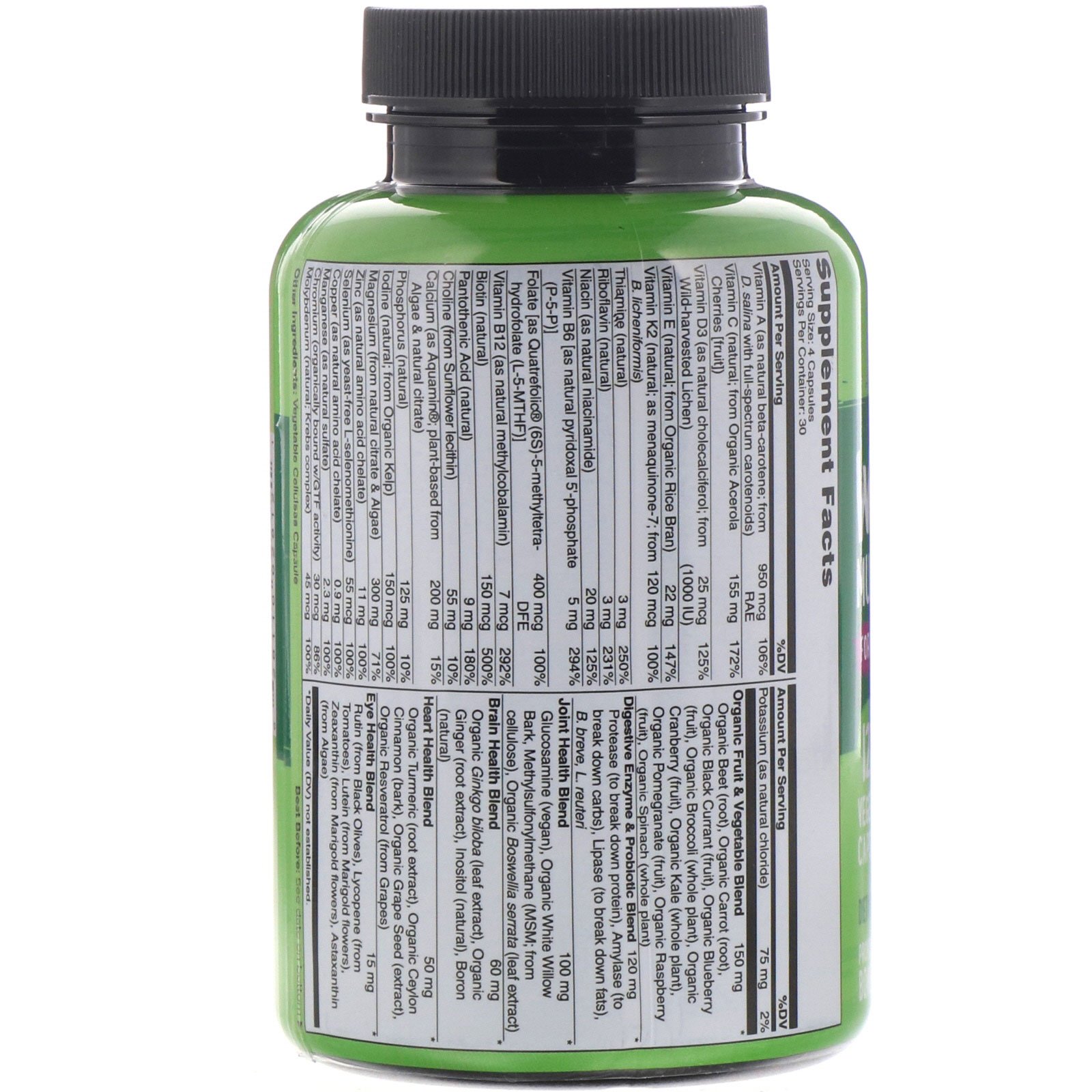 NATURELO, Multivitamínico Integral para Mulheres com mais de 50 anos, 120 Cápsulas Vegetarianas - Imagem 2